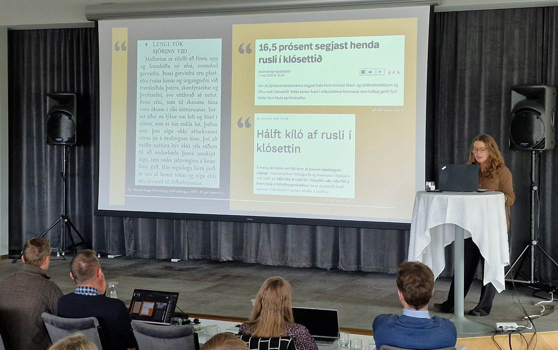 Málþing sveitarfélaga á Vesturlandi um fráveitumál Verkefnastjóri umhverfisvottunar Snæfellsness heldur erindi um fráveitumál og umhverfisvottun áfangastaða